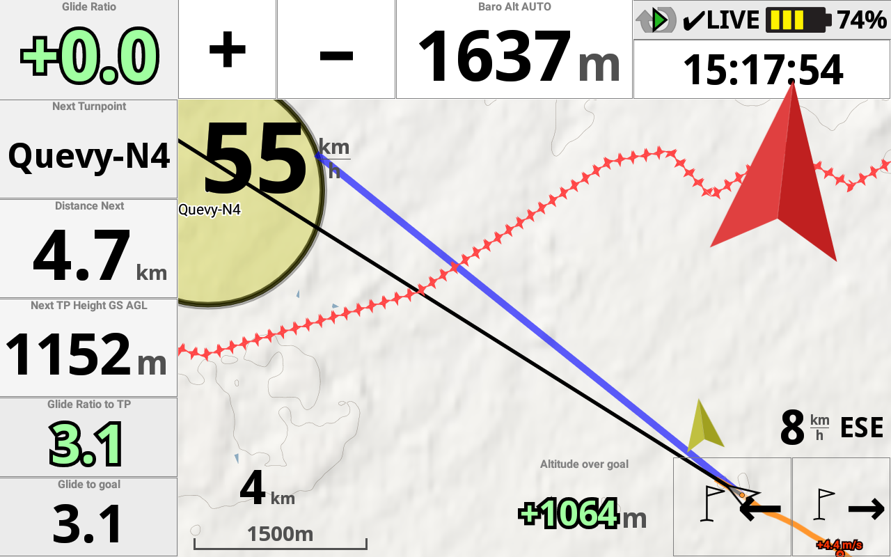 AIR³ Vario GPS android tab