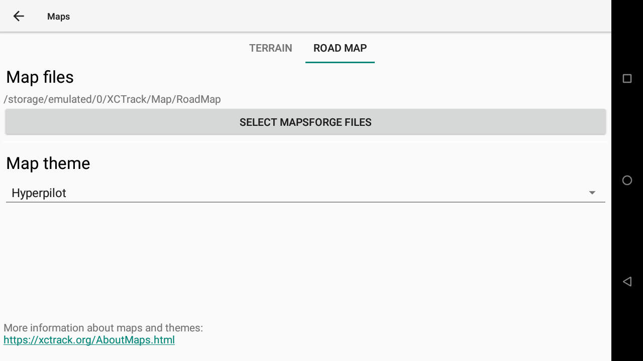 Map roadmap