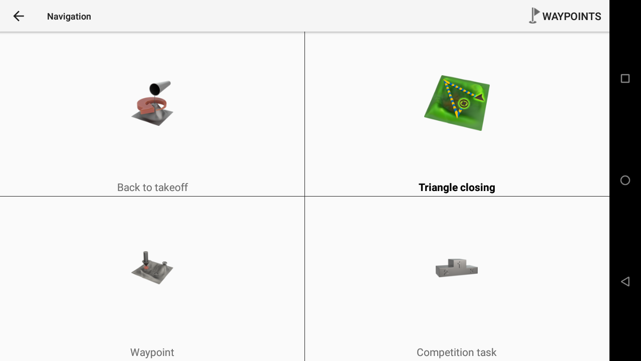 navigation triangle