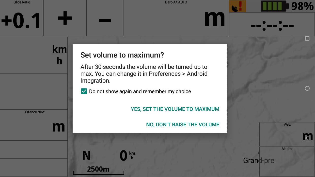 Set volume to max