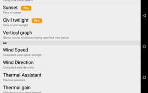 AIR³ Vario GPS android tab XCTrack Pro