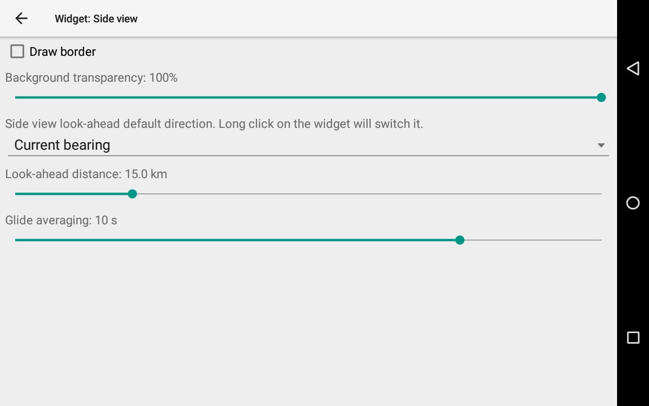 Side view config