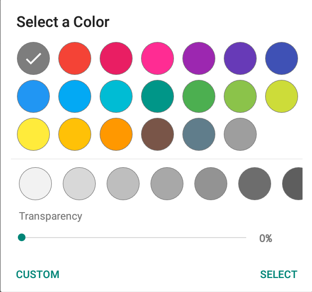 Widget titles-Color