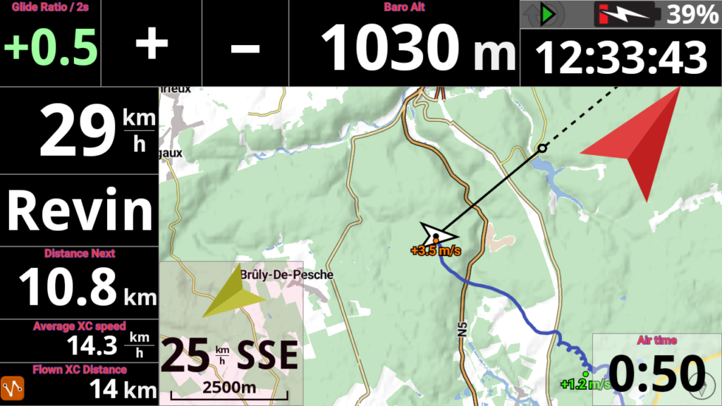 XCTrack Pro Widgets - Xcontest - Manual AIR³ - Full details & description