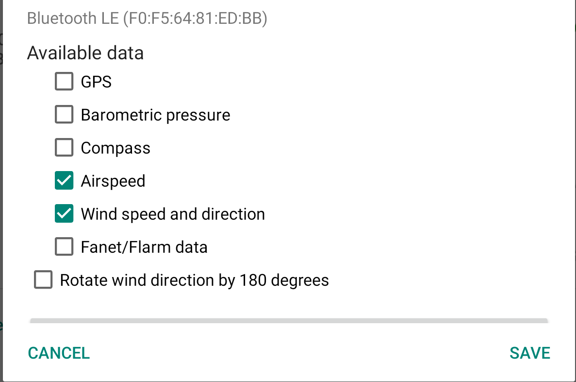 Airspeed and wind