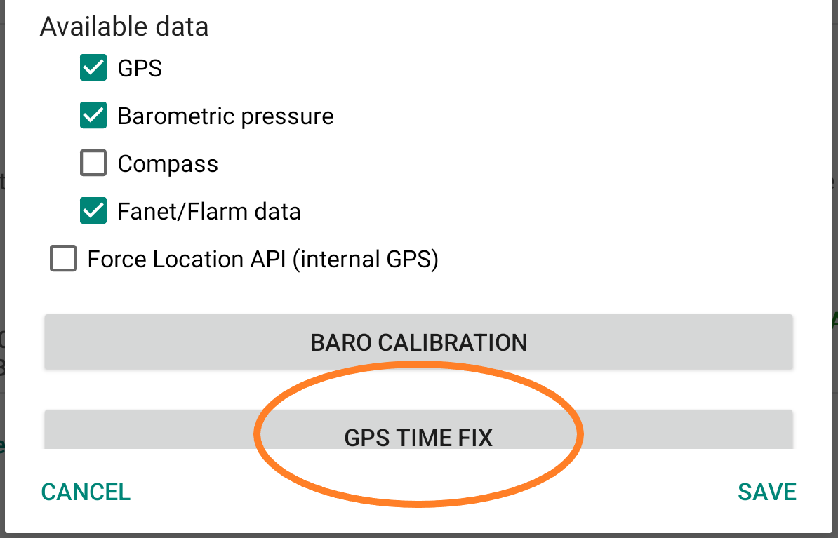 GPS time fix