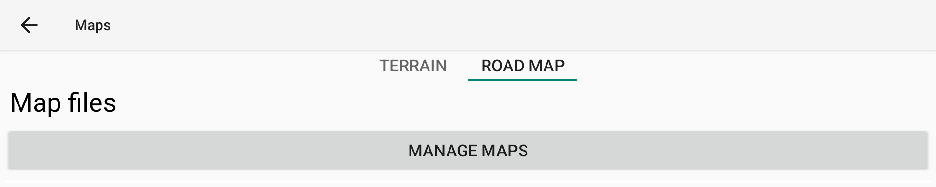 Launch Maps Manager