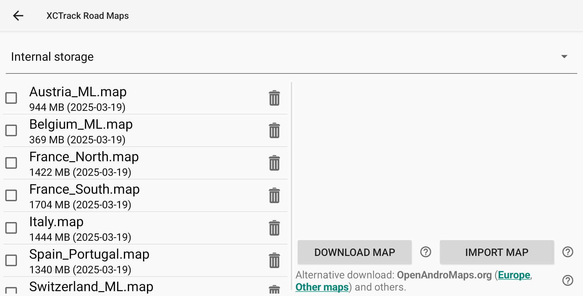 Maps Manager