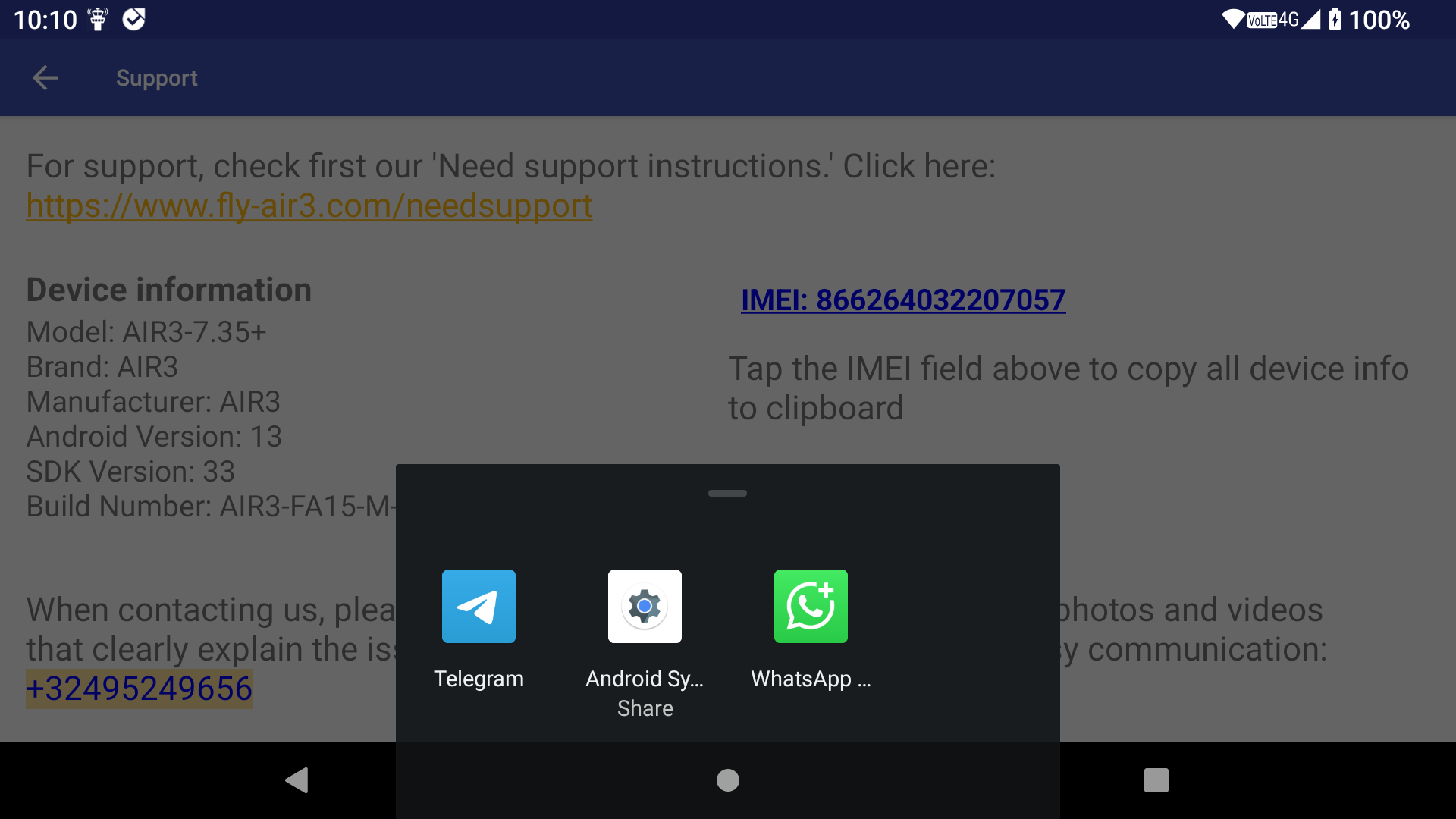 Share apps