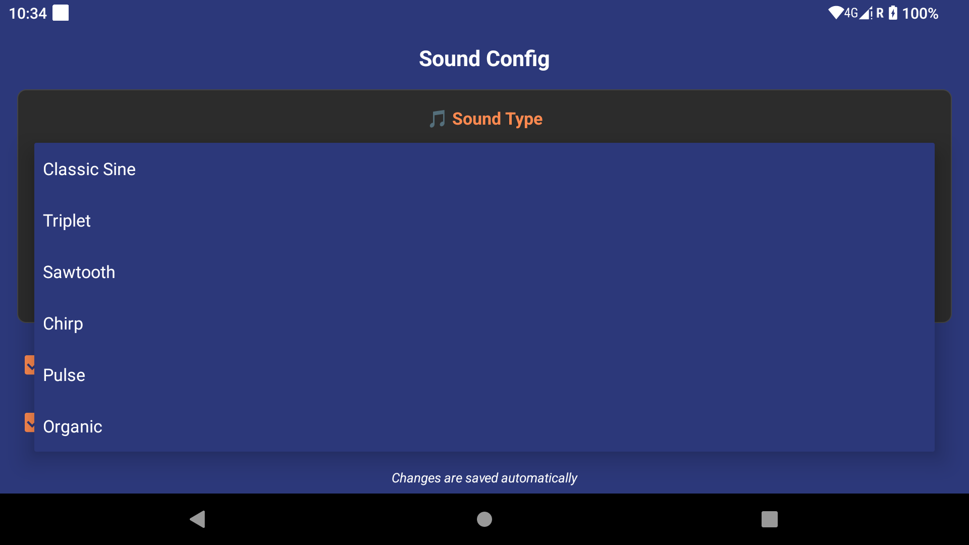 Sound types